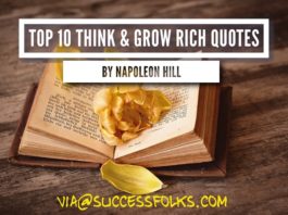 THINK and GROW RICH Quotes